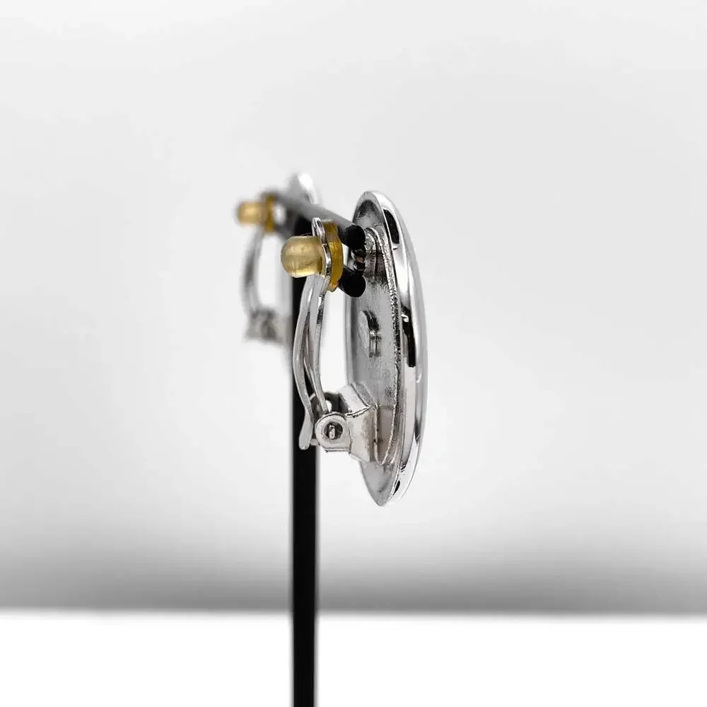 Chanel Earrings Silver-Tone Metal #266502C57B